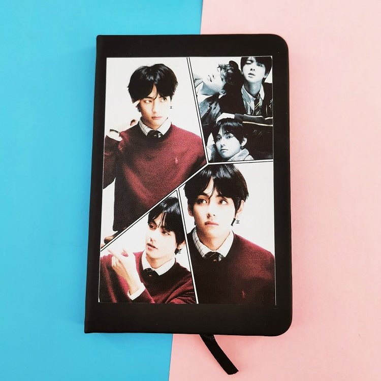 BTS Notebook with PU cover student tiny notebook