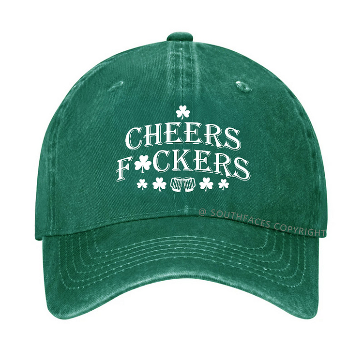 Cheers Fuckers Funny St. Patrick's Day Hat