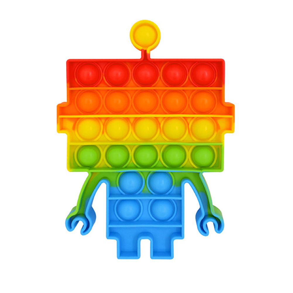 Rainbow Robot Shaped Push Bubble Sensory Autism Decompression Puzzles Toy, 501 Original
Rainbow Robot Shaped Push Bubble Sensory Autism Decompression Puzzles Toy, 501 Original