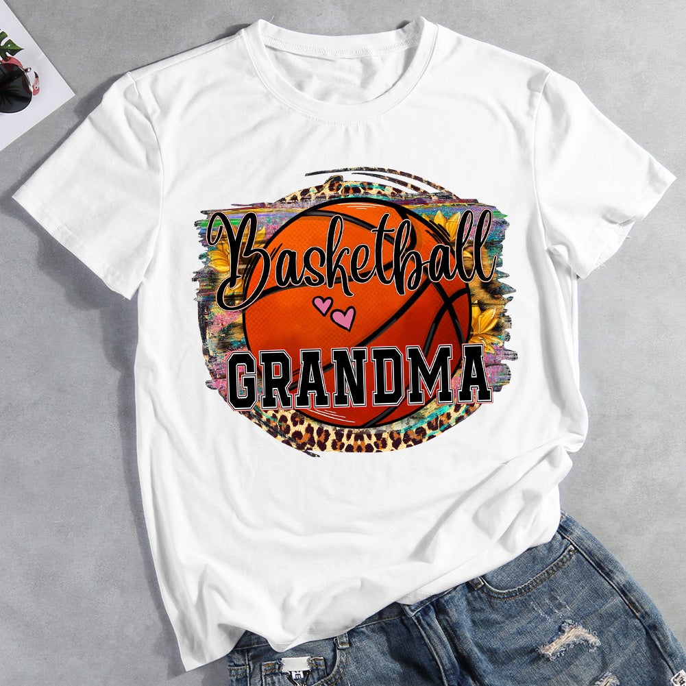 Cute Basketball Grandma T-shirt -011226-Guru-buzz