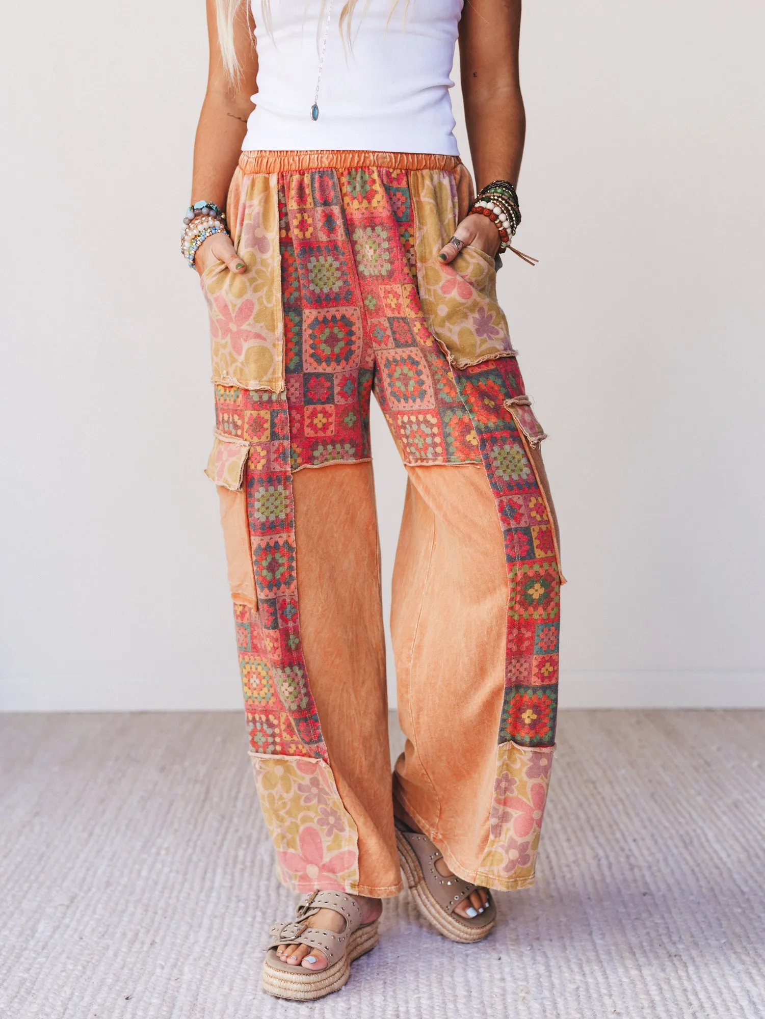 Desert Collage Pants - Camel