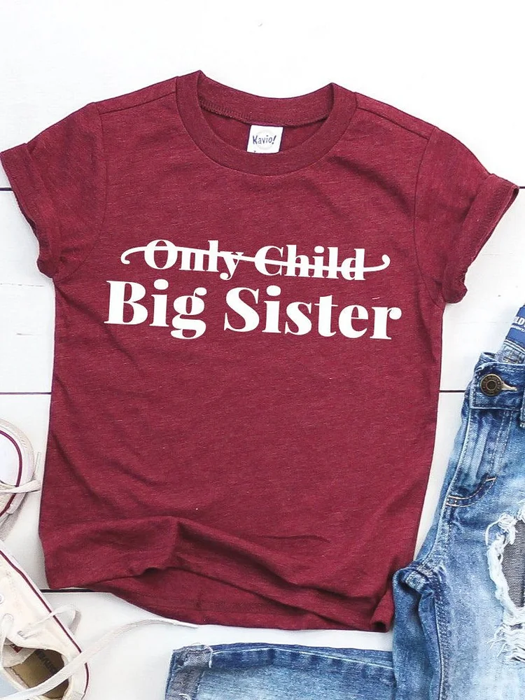 Bestdealfriday Big Sister AnnouncemenT-Shirt