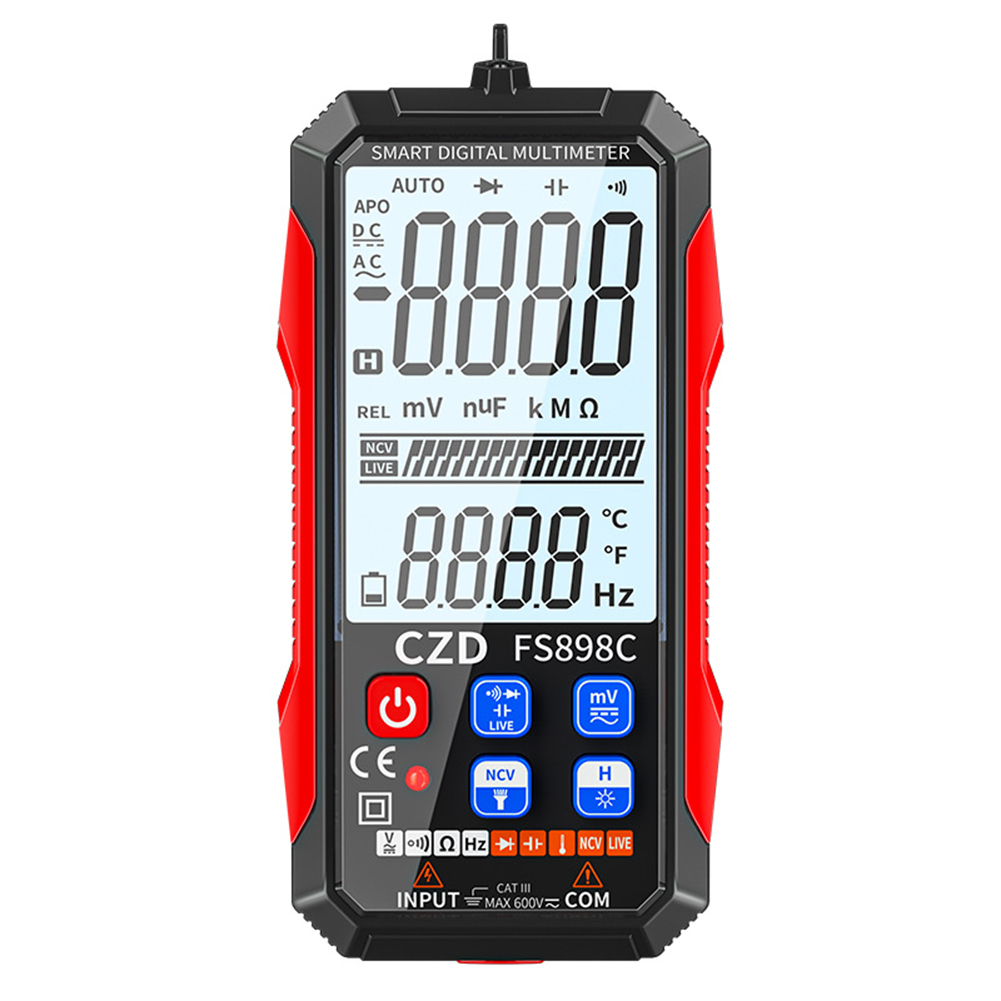 Professional Portable Digital Multimeter Smart Display Measure Tester Meter, 501 Original
Professional Portable Digital Multimeter Smart Display Measure Tester Meter, 501 Original
