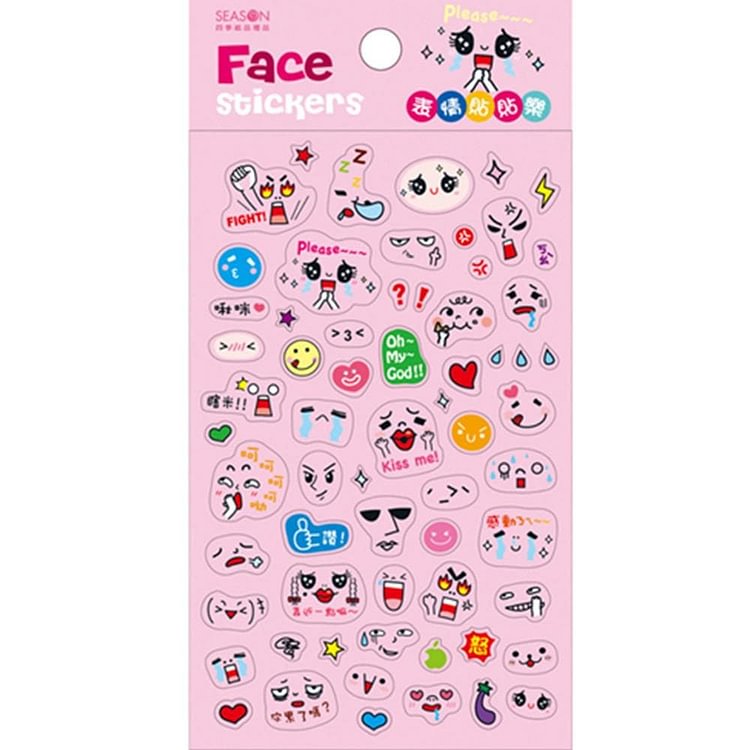 Funny Face Expression Stickers SP153132