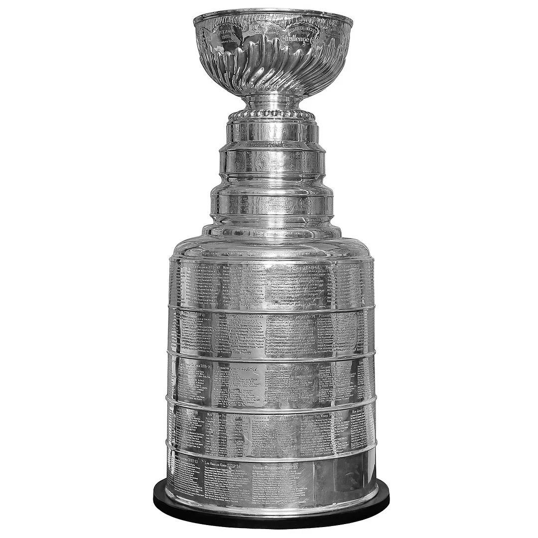 Free Shipping【Metal Version--90cm Height】NHL Stanley Cup Trophy  Full Size With All Champions Engraved on The Trophy Till 2023  Vegas Golden Knights Trophy