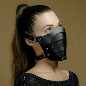 pornhint Pornhint Bondage mask, Submissive mask, BDSM face mask, Sex women mask, Leather sex mask, Fetish mask, Sex face mask, Bondage furniture, Sex tool