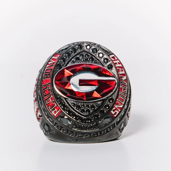 2022 Georgia Bulldogs NCAA Chick-Fil-A Peach Bowl Championship Ring