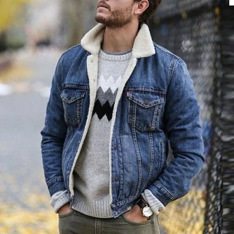 Men's  Casual Thickened Jacket