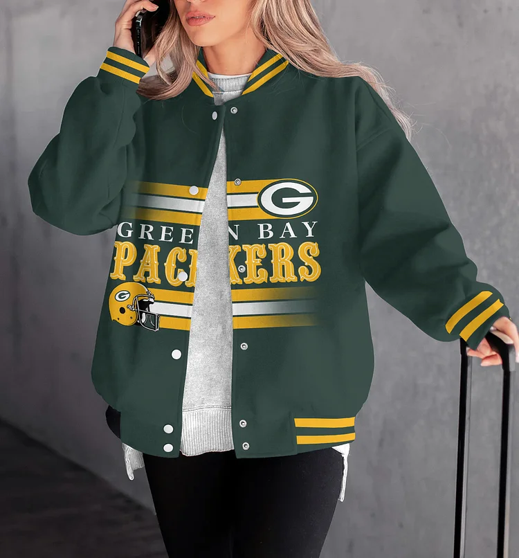 Green Bay Packers Women Limited Edition Full-Snap Casual Jacket