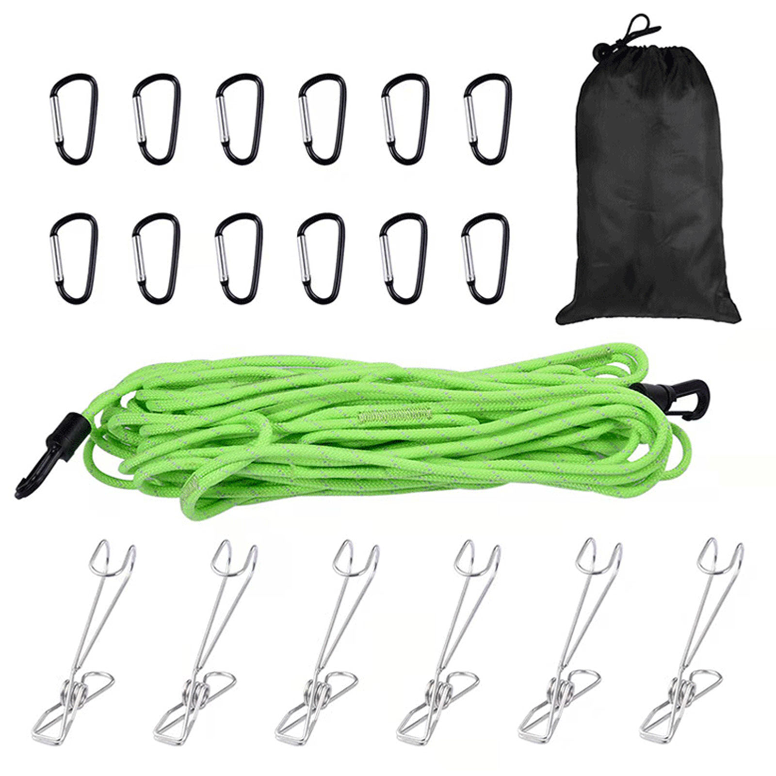 Camping Hanging Kit - Durable Light Nylon Material - Outdoor Clothes Line, 501 Original
Camping Hanging Kit - Durable Light Nylon Material - Outdoor Clothes Line, 501 Original