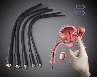 pornhint Pornhint Male Penis Ring Silicone Urethral Plug,Electric G-spot Prostate Stimulation Medical,E-Stim Urethral Sound Penis Plug, Male Toy