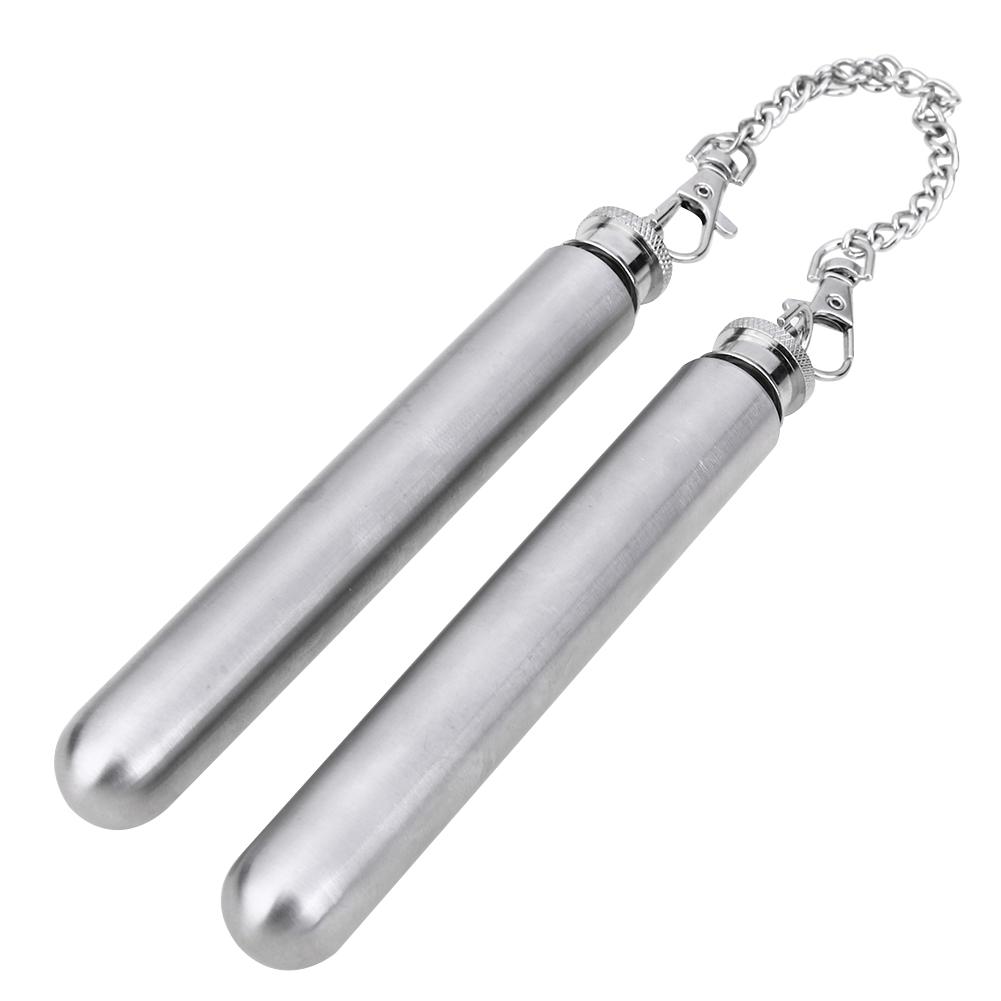 Nun-chucks Shape Stainless Steel Whisky Hip Flask Tubes Camping Wine Bottle, 501 Original
Nun-chucks Shape Stainless Steel Whisky Hip Flask Tubes Camping Wine Bottle, 501 Original
