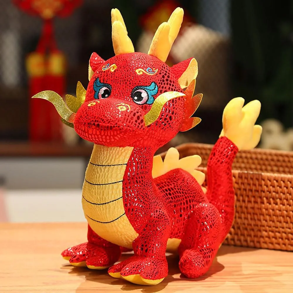 Chinese New Year Dragon New Year Gifts for Kids 2024 New Years Decor -A