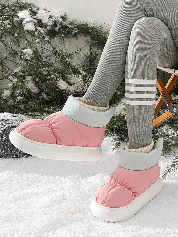 Casual Non-Slip Velvet Keep Warm Waterproof Booties