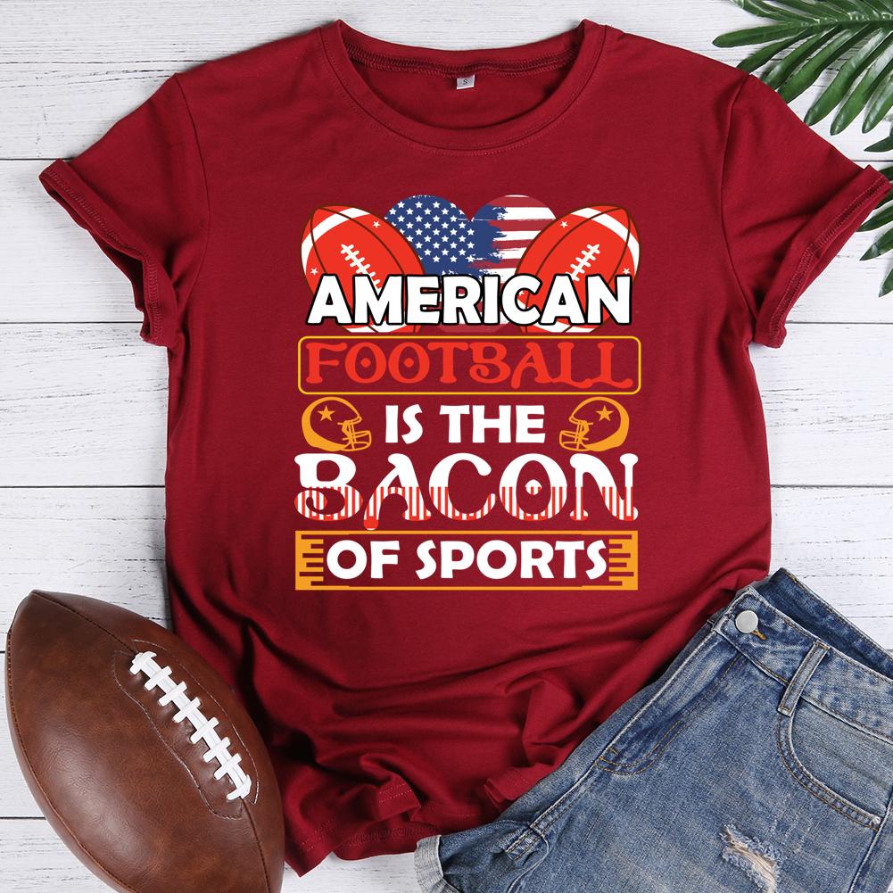 American Football Is The Bacon Of Sports Round Neck T-shirt-0019646-Guru-buzz