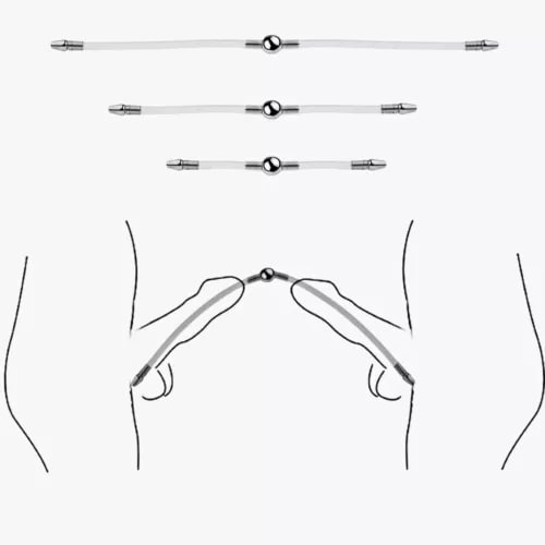pornhint Pornhint Male Flexible Hollow Urethral Penis Plug Silicone Dilator Expander BDSM Tool New
