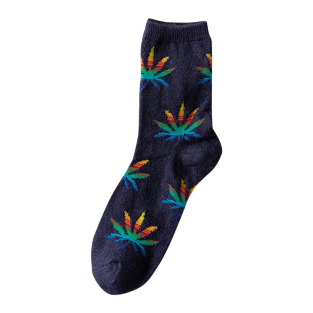 Maple Leaf Print Calf Length Socks Elastic Men Cotton Socks (Dark Blue), 501 Original
Maple Leaf Print Calf Length Socks Elastic Men Cotton Socks (Dark Blue), 501 Original