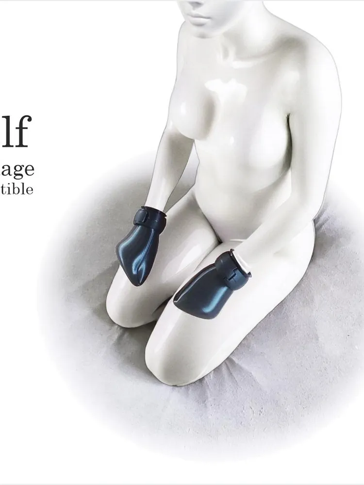 pornhint Pornhint Wickedergonomy Fist Encapsulation Cuffs - Selfbondage friendly variant -Ergonomic hand restraint, advanced design deepthroat trainer