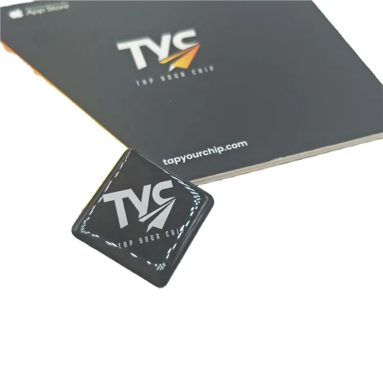 High Quality Nice finish nfc social media stickers