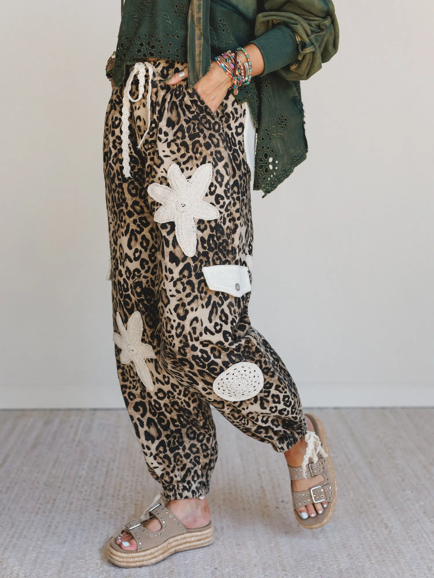 Fierce Flight Pants - Leopard Multi