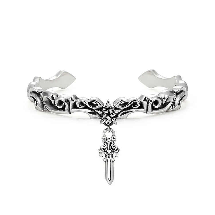 Vintage Pentagram Stainless Steel Bracelet