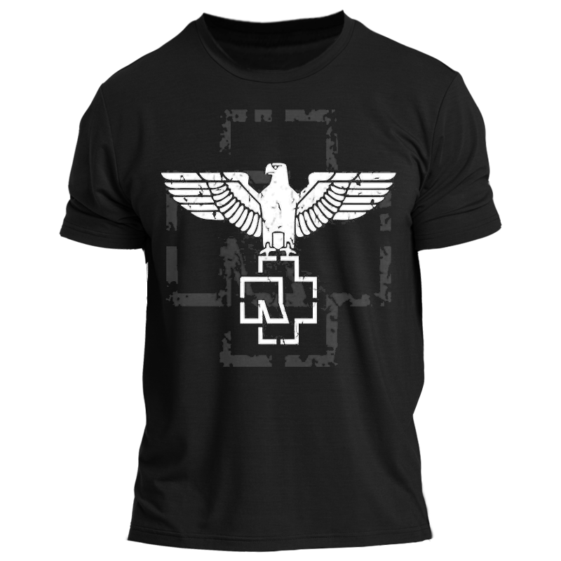 Rammstein Men's Retro Rock Punk Print T-Shirt / TECHWEAR CLUB / Techwear