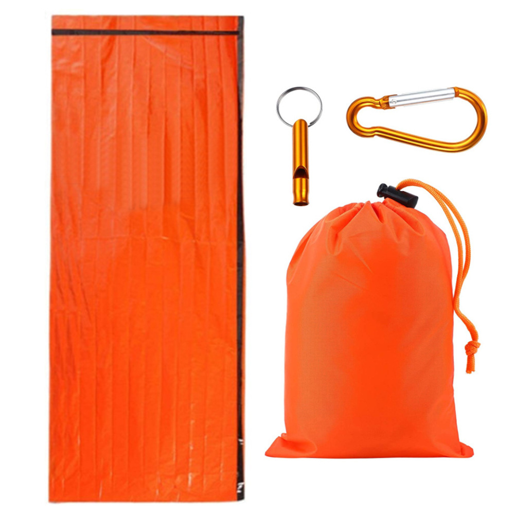 Outdoor Emergency Blanket Set with Whistle Buckle Reusable Warm Blankets, 501 Original
Outdoor Emergency Blanket Set with Whistle Buckle Reusable Warm Blankets, 501 Original