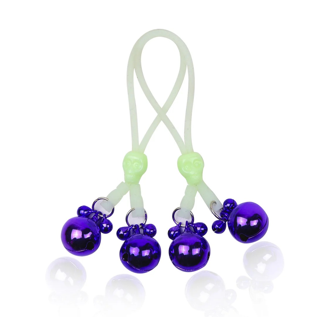 Jingle Bell Breast Clip Adult Sex Toy - Rose Toy