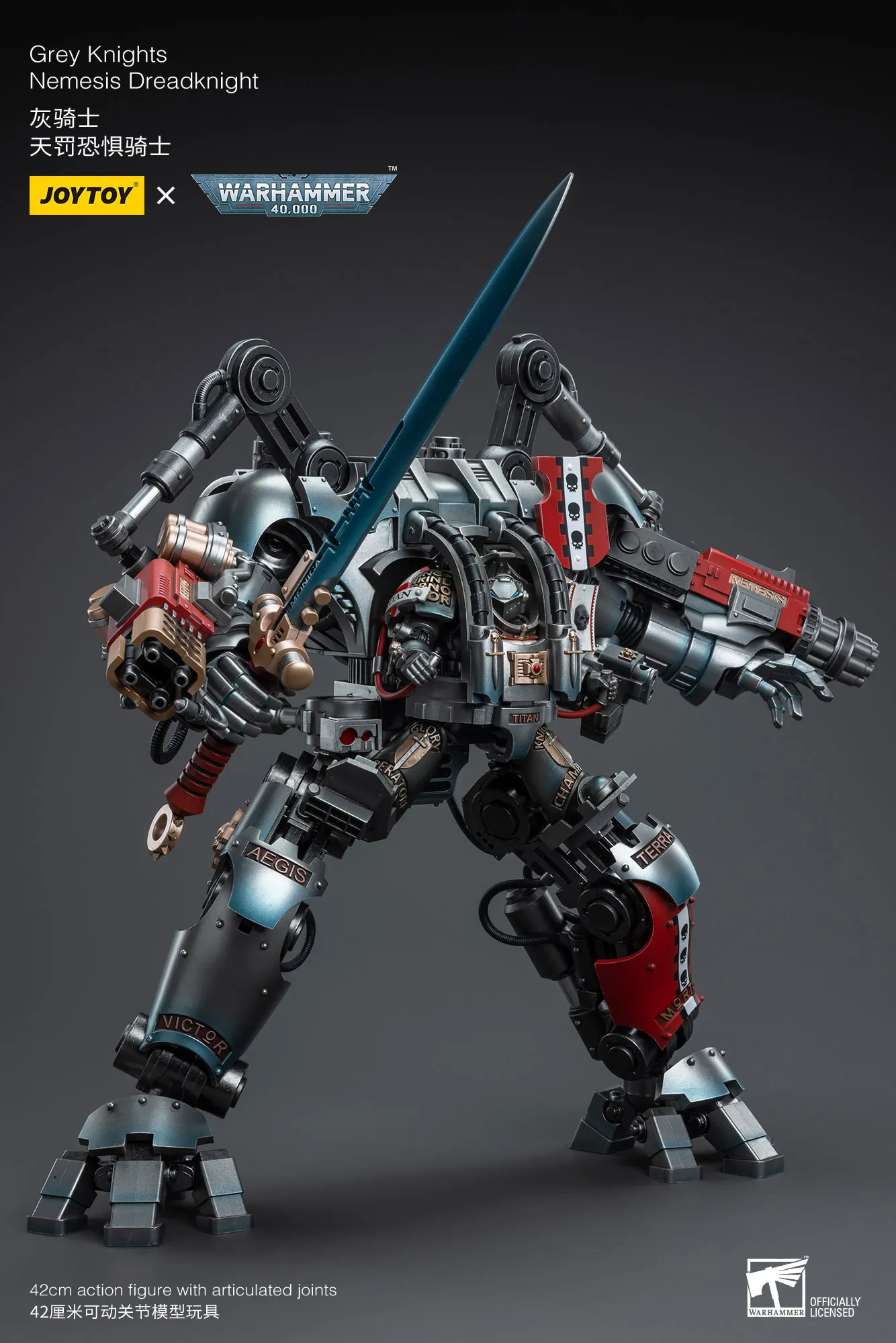 PRE-ORDER JOYTOY - JT6434 Warhammer 40k - Grey Knights Nemesis