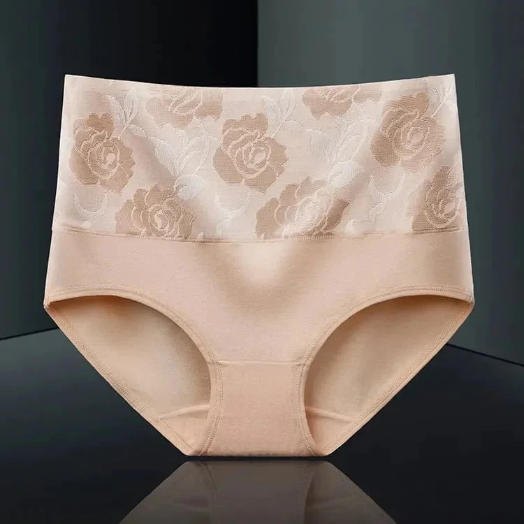 ✨BUY 5 GET 5 FREE✨Cotton High Waist Abdominal Slimming Hygroscopic Antibacterial Underwear