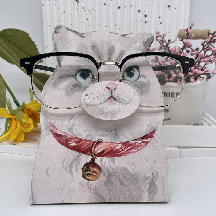 Nuky Cat Eyeglass Holder Stand – ArtistGifts
