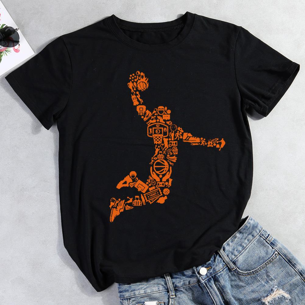 Basketball Player T-shirt Basketball Creative Player Shirt 