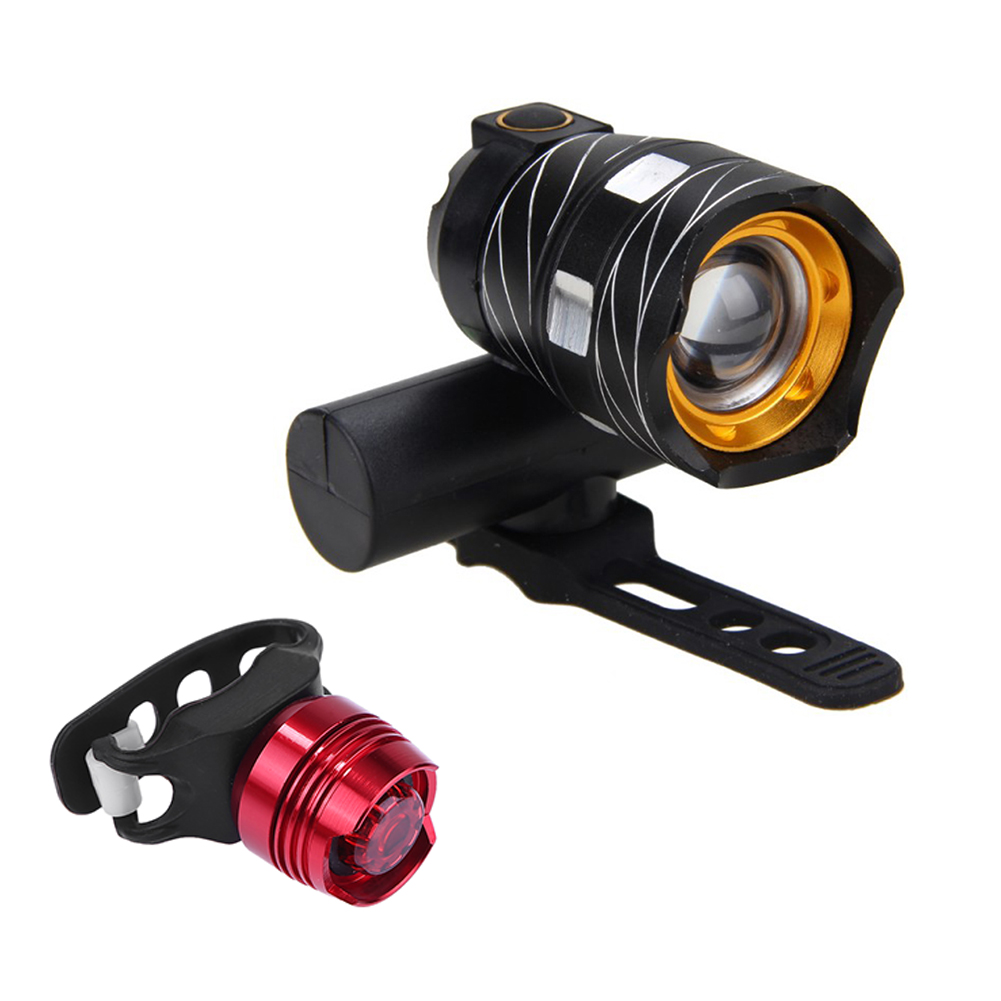 T6 LED Bicycle Headlight + Tail Lamp 350LM Bike Rechargeable Night Lighting, 501 Original
T6 LED Bicycle Headlight + Tail Lamp 350LM Bike Rechargeable Night Lighting, 501 Original