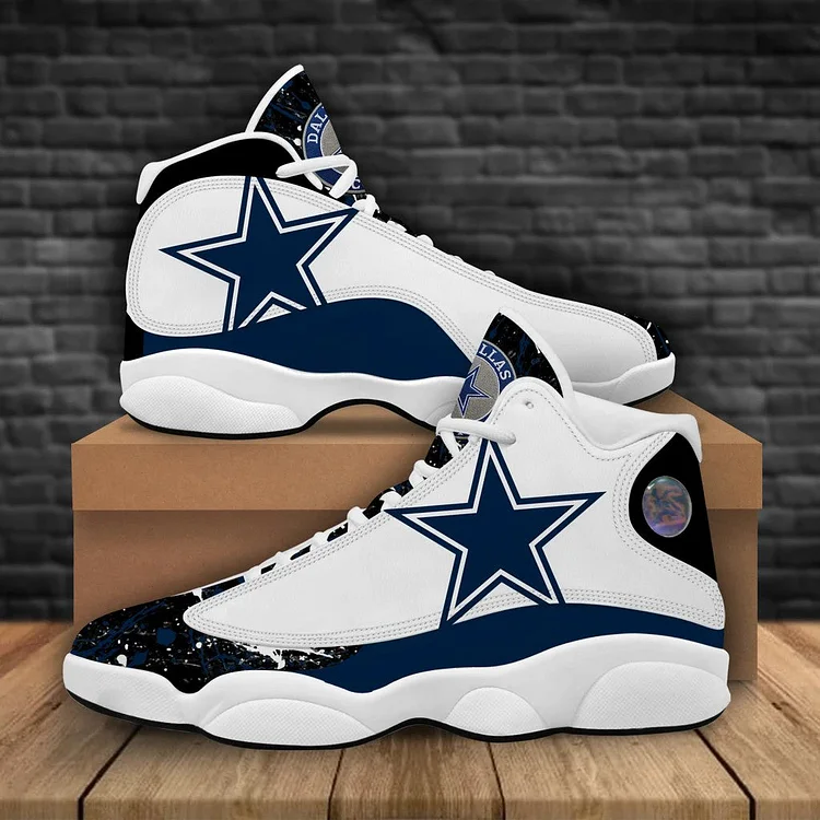 Dallas Cowboys Printed Unisex Basketball Shoes