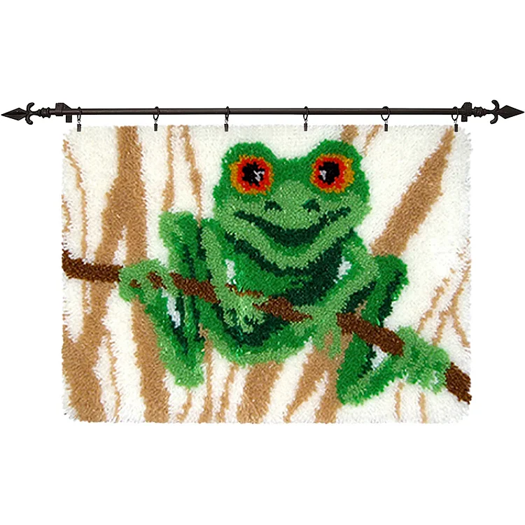 Frog Rug Latch Hook Kits for Beginners veirousa