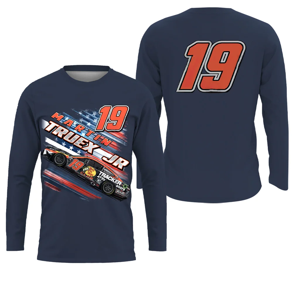 19 Martin Truex Jr Full Printed Long Sleeve T-shirt - Devcarry