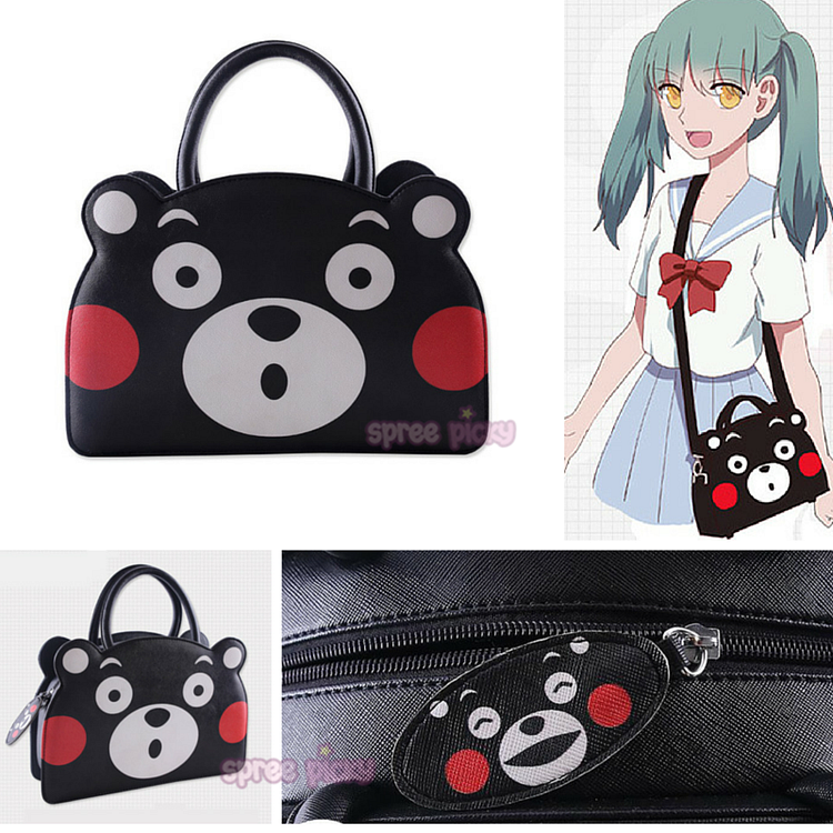 Black Kawaii Kumamon Handbag SP165398