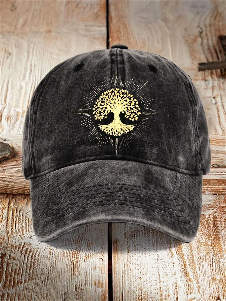 Tree Of Life Radiance Washed Hat