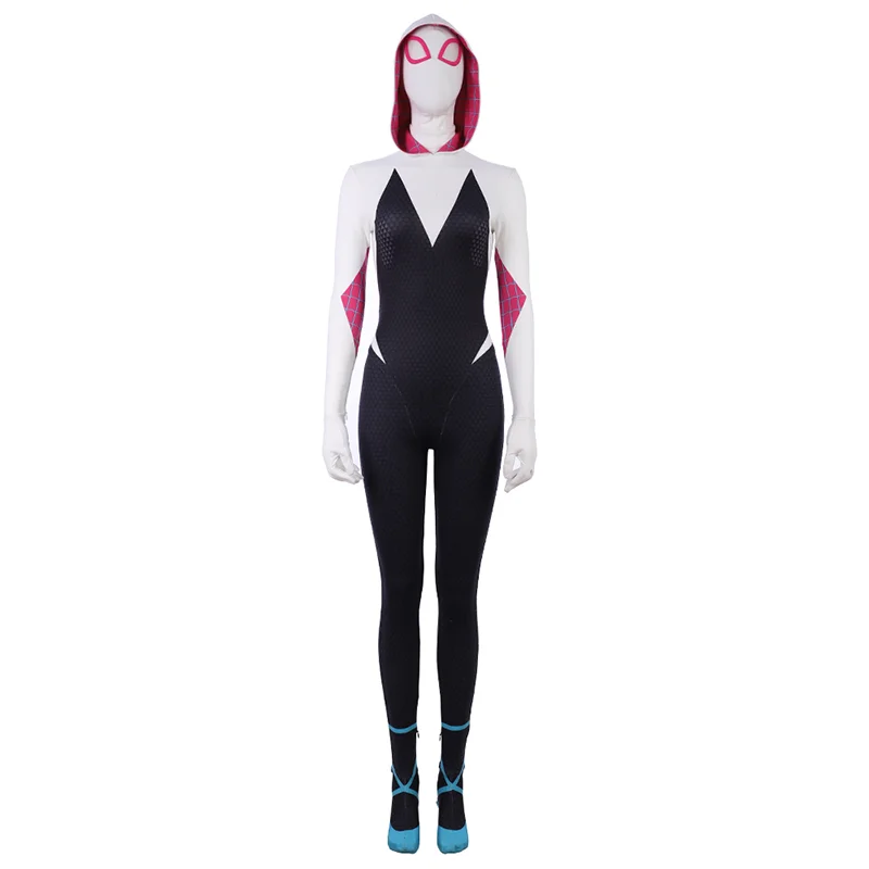 Spiderman Gwen Stacy Cosplay Costume Across The Spider-Verse Cosplay Jumpsuit