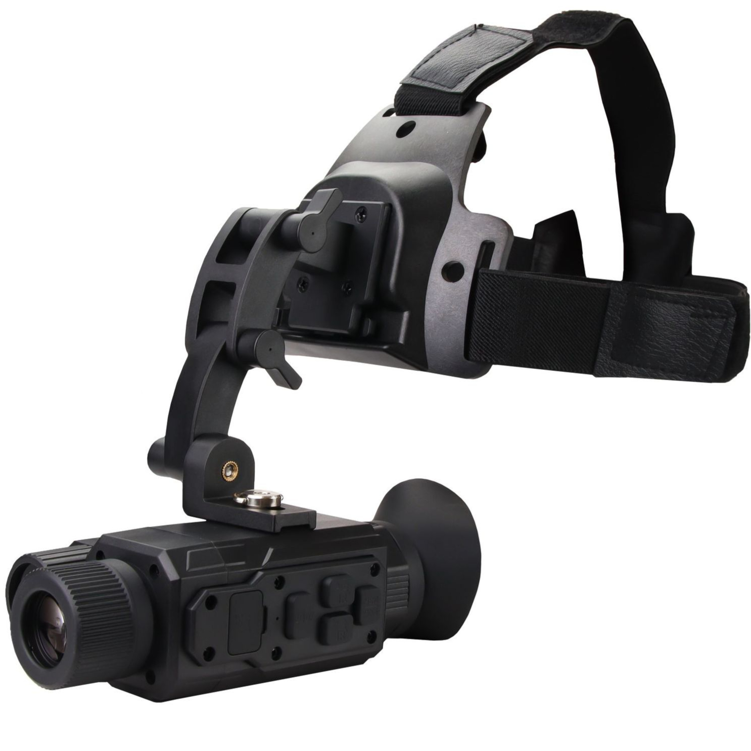BekinTek Helmet Mounted Night Vision Monocular Head Mountable NVG Goggles Rechargeable Optics Telescope IR Full Dark Night View Camera 7x Infrared 8x Digital Zoom 1080 Video Record 8M Photo with 32G TF Card 14