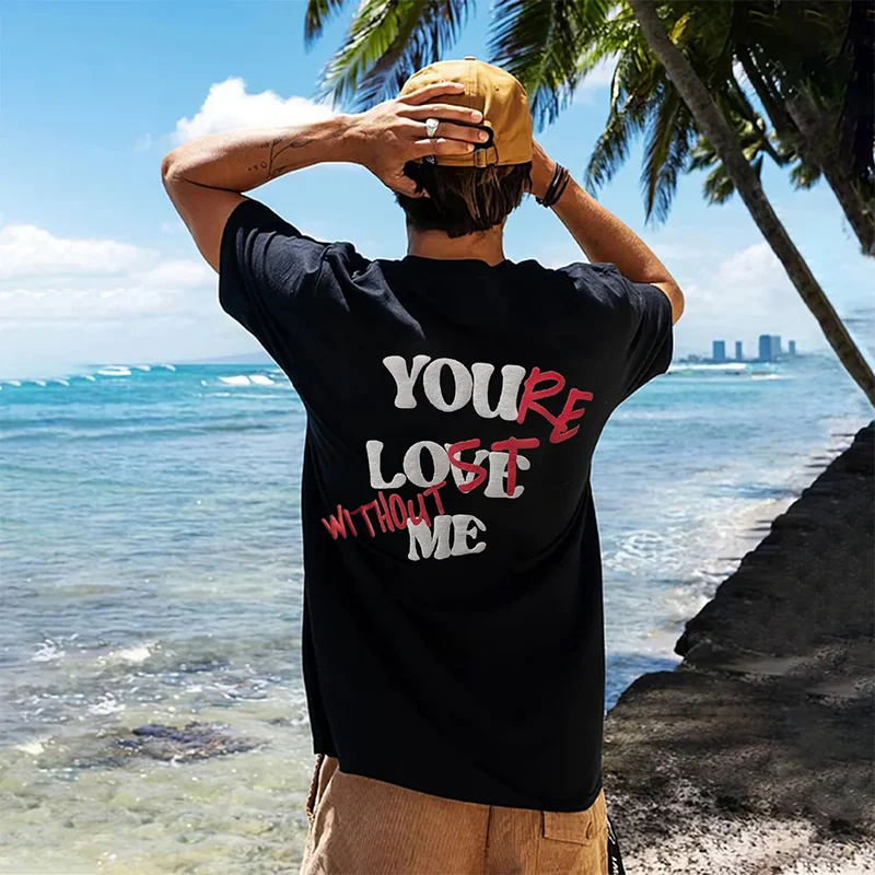 Stereo Offset Printing Your Lost Without Me T-Shirt