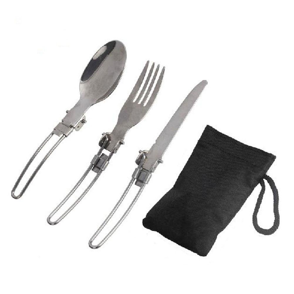 Outdoor Camping Picnic Tableware Stainless Steel Folding Fork and Spoon Tab, 501 Original
Outdoor Camping Picnic Tableware Stainless Steel Folding Fork and Spoon Tab, 501 Original