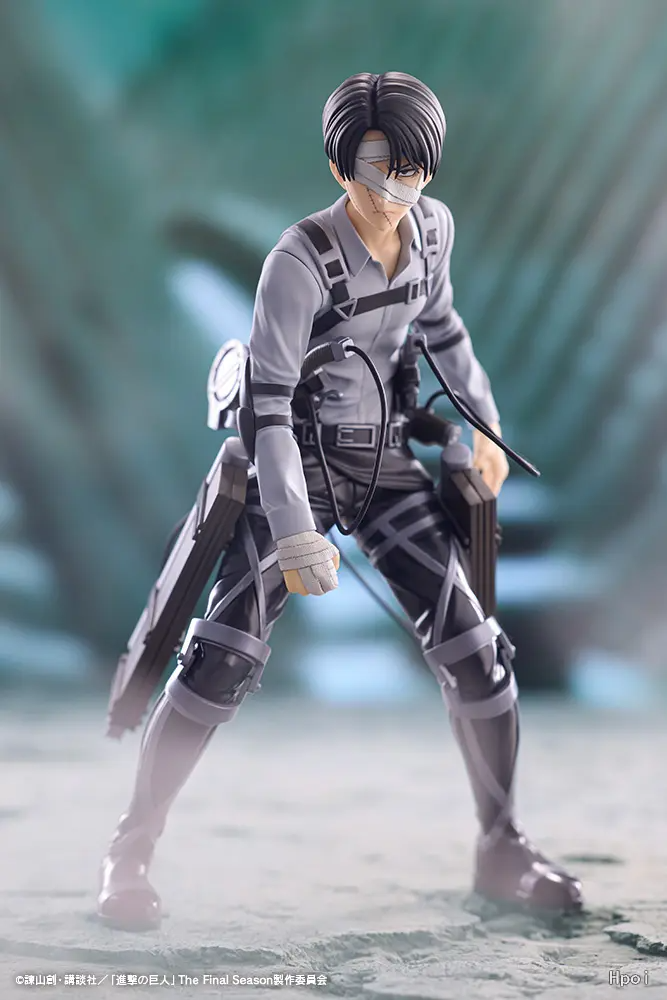 Kotobukiya - OSHI WORKS Attack on Titan The Final Season Levi Ackerman The Final Season ver. Complete Figure (Licensed)-