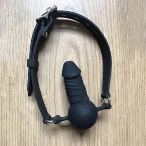 pornhint Pornhint 12 Types Dildo Open Mouth Gag BDSM Bondage Penis Insert Deep Throat Plug Sex