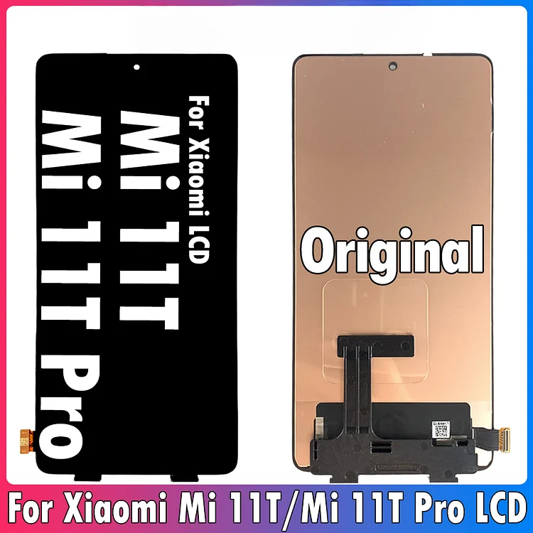 6.67" Original For Xiaomi 11T LCD Mi 11T Display Screen Touch Panel Digitizer For Xiaomi 11T Pro LCD Replacement Repair