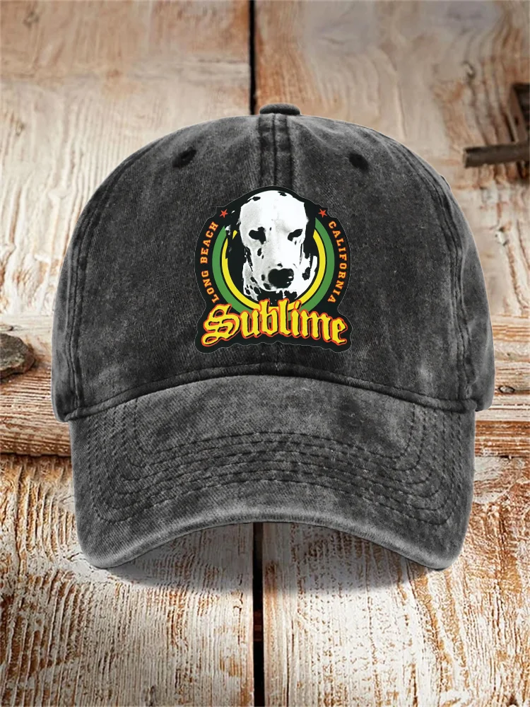 Sublime Lou Dog Dalmatian Ska Punk Reggae Art Hat