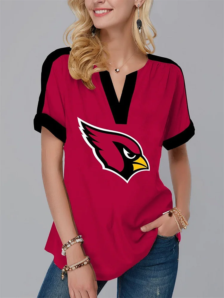 Arizona Cardinals
Fashion Short Sleeve V-Neck Shirt