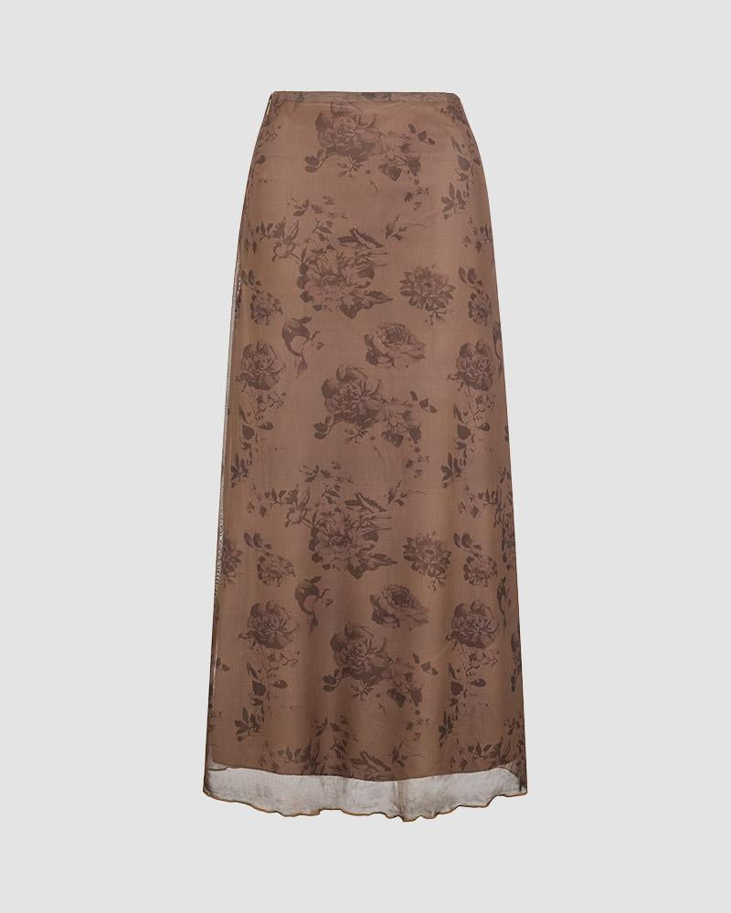 RAVEN MAXI WRAP SKIRT