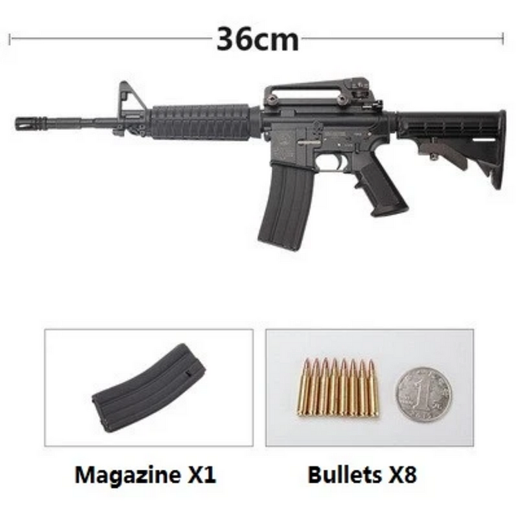 Alloy 1:2.05 Scale M4a1 Assault Rife Toy Disassemble Re-assemble M4 Gun Model Toy Can NOT Shoot