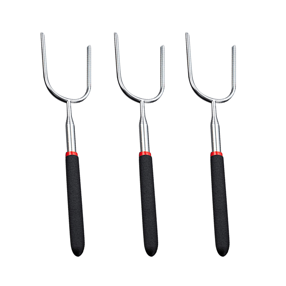 3pcs Outdoor Garden BBQ Fork Stainless Steel Telescopic Barbecue Skewers, 501 Original
3pcs Outdoor Garden BBQ Fork Stainless Steel Telescopic Barbecue Skewers, 501 Original
